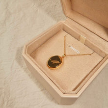 Load image into Gallery viewer, solid gold photo locket
