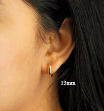 Load image into Gallery viewer, Gold-filled Everyday Classic Hoop Earrings [13mm]
