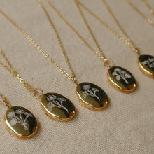 Load image into Gallery viewer, Birth Flower Bouquet Locket [2 photos + engraving]
