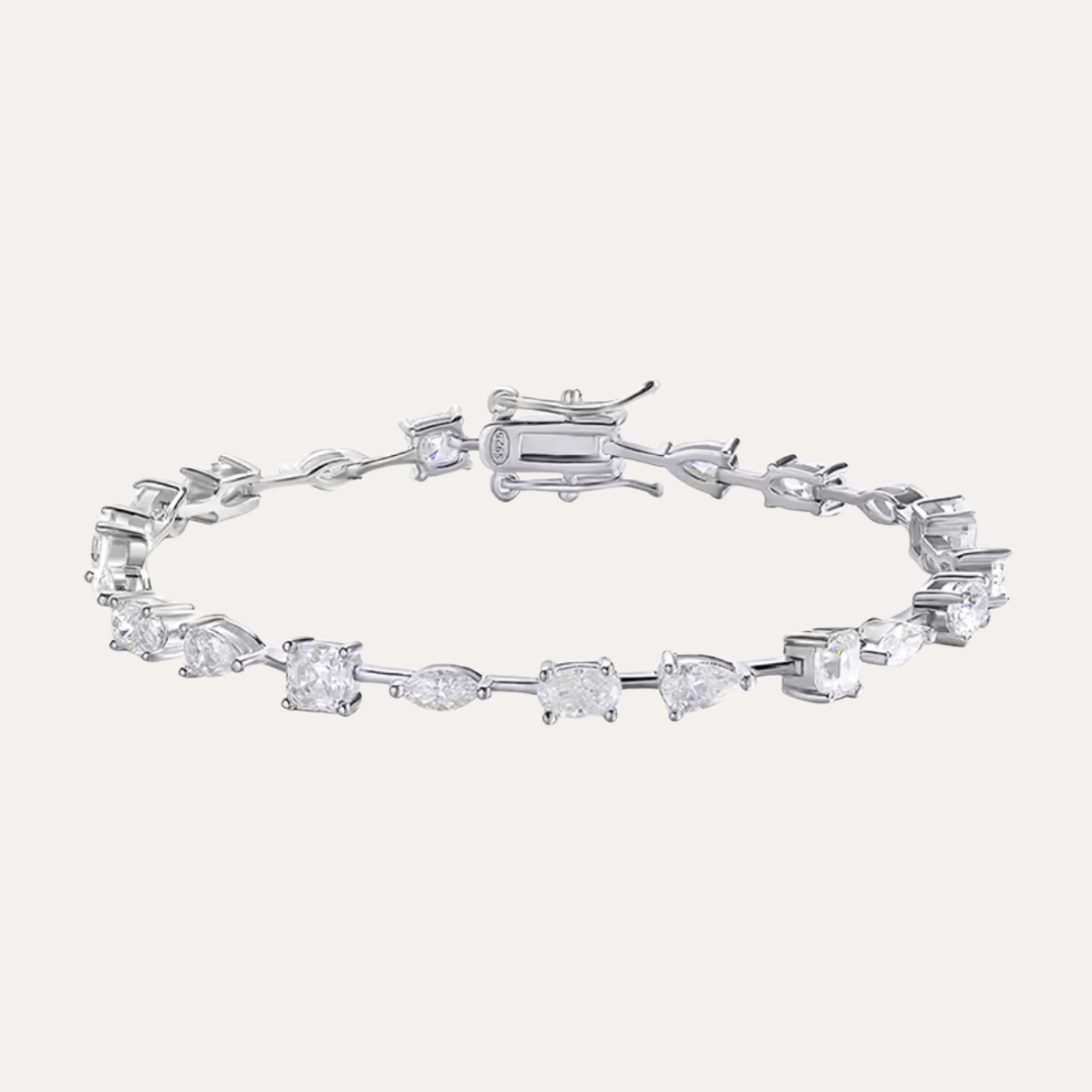 Mixed stones Moissanite Tennis bracelet