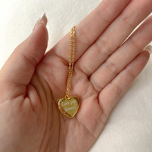 Load image into Gallery viewer, Heart photo locket
