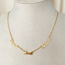 Load image into Gallery viewer, Multiple Names necklace [2-4 names]

