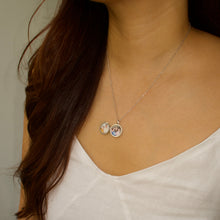Load image into Gallery viewer, The Rowan Round Locket [2 photo + engraving]
