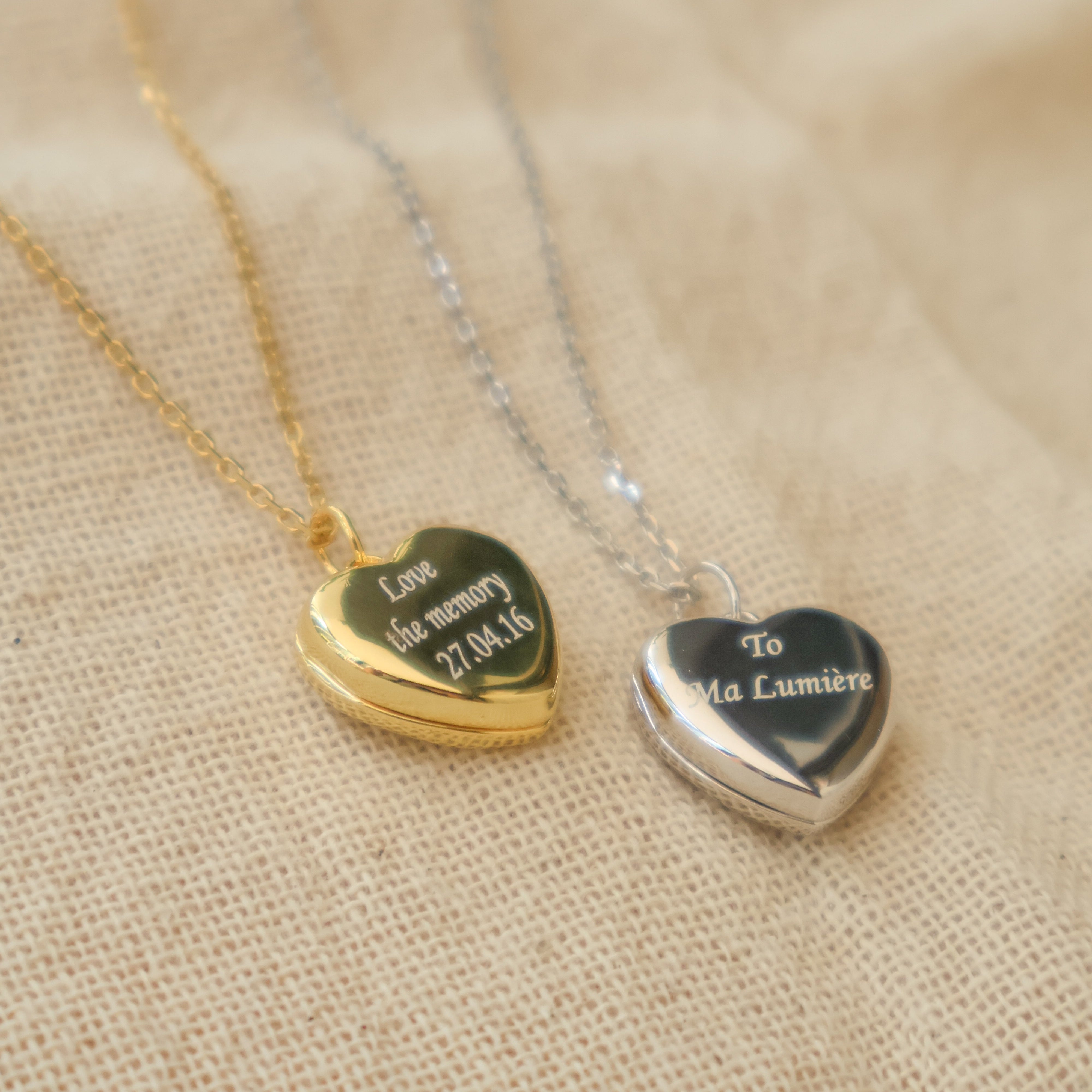 Heart Locket [1 photo + engraving]