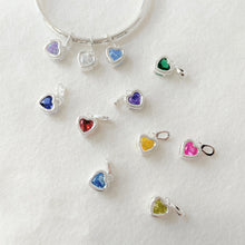 Load image into Gallery viewer, Add on Heart Birthstone
