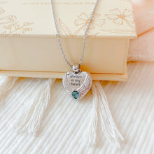 Load image into Gallery viewer, Always in my Heart Birthstone Locket [Engravable]
