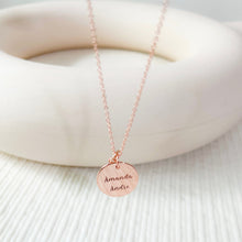 Load image into Gallery viewer, Nora message necklace
