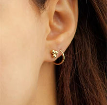 Load image into Gallery viewer, Gold filled triple ball studs
