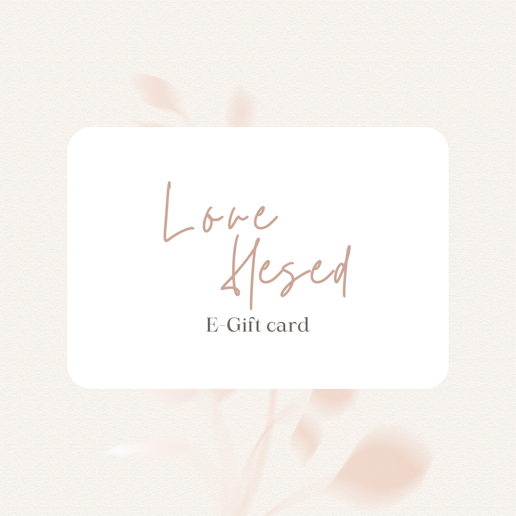 Love Hesed E-Gift Card
