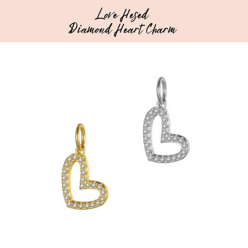 Diamond Heart Charm