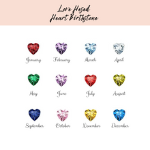 Load image into Gallery viewer, Angel Wings Heart Birthstone Locket [Engravable]
