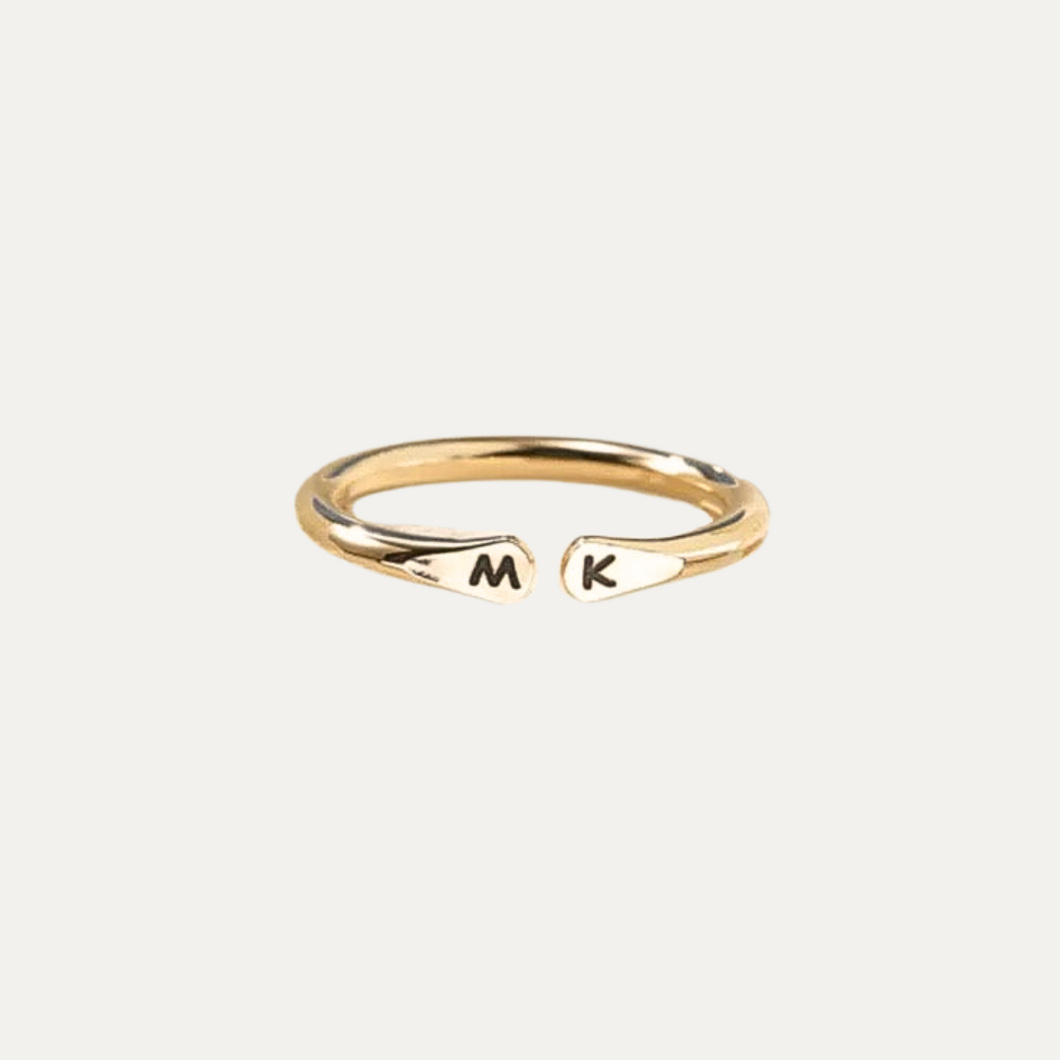 Me+You Initial Ring
