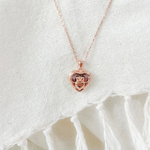 Load image into Gallery viewer, Claddagh Heart Locket [Engravable]
