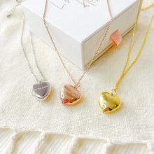 Load image into Gallery viewer, Heart Locket [2 photos + engraving]
