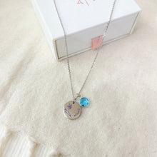 Load image into Gallery viewer, Single Birth flower necklace [Engrave]
