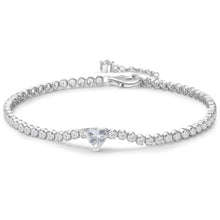 Load image into Gallery viewer, Heart Tennis bracelet

