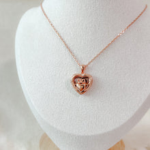 Load image into Gallery viewer, Claddagh Heart Locket [Engravable]
