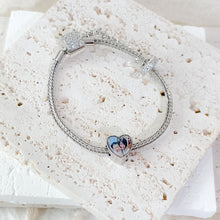 Load image into Gallery viewer, Paved Heart Photo Charm

