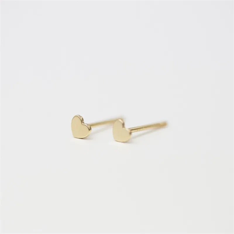 Gold filled Heart studs