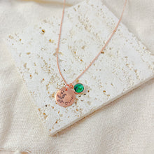 Load image into Gallery viewer, Single Birth flower necklace [Engrave]

