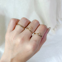 Load image into Gallery viewer, Gold filled Rainbow Ring
