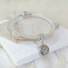 Load image into Gallery viewer, Dangling Heart Paw Print Photo Charm
