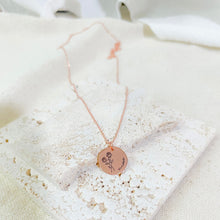Load image into Gallery viewer, Single Birth flower necklace [Engrave]
