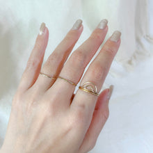 Load image into Gallery viewer, Gold filled Rainbow Ring
