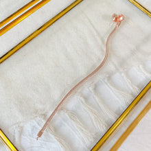 Load image into Gallery viewer, Rose Gold Snake Chain Charm Bracelet
