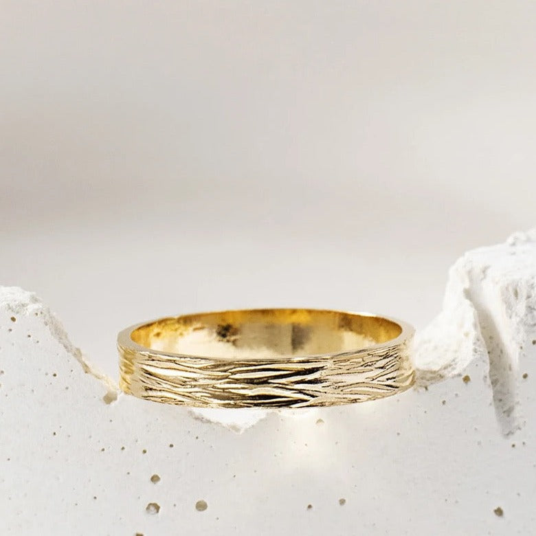 Gold filled Wood Nymph Ring