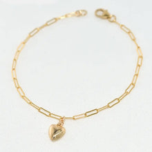 Load image into Gallery viewer, Gold filled Sweetheart Bracelet

