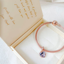 Load image into Gallery viewer, Rose Gold Charm Bangle
