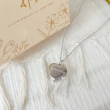 Load image into Gallery viewer, Angel Wings Heart Locket [Engravable]

