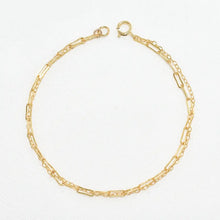 Load image into Gallery viewer, Gold filled layered chain Bracelet
