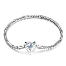 Load image into Gallery viewer, Forever Love Heart Moonstone Bracelet
