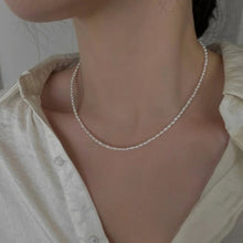 Load image into Gallery viewer, Gold filled Natural Baroque pearl choker necklace
