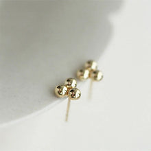 Load image into Gallery viewer, Gold filled triple ball studs
