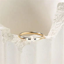 Load image into Gallery viewer, Me+You Initial Ring

