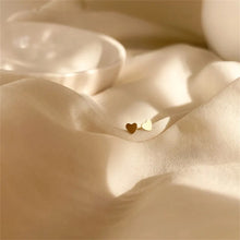 Load image into Gallery viewer, Gold filled Heart studs
