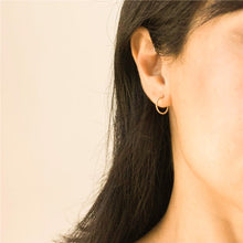 Load image into Gallery viewer, Everyday Twisted Hoop Earrings [Gold-filled]
