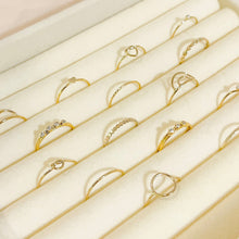 Load image into Gallery viewer, Gold filled Dottie Ring
