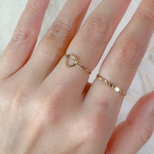 Load image into Gallery viewer, Gold filled Heart Knot Ring
