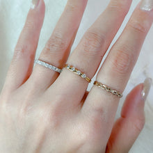 Load image into Gallery viewer, Luna Band Ring ( four stones )
