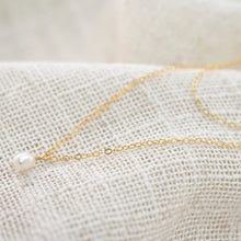 Load image into Gallery viewer, Gold filled Layered pearl necklace
