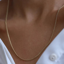 Load image into Gallery viewer, Gold filled Curb chain necklace
