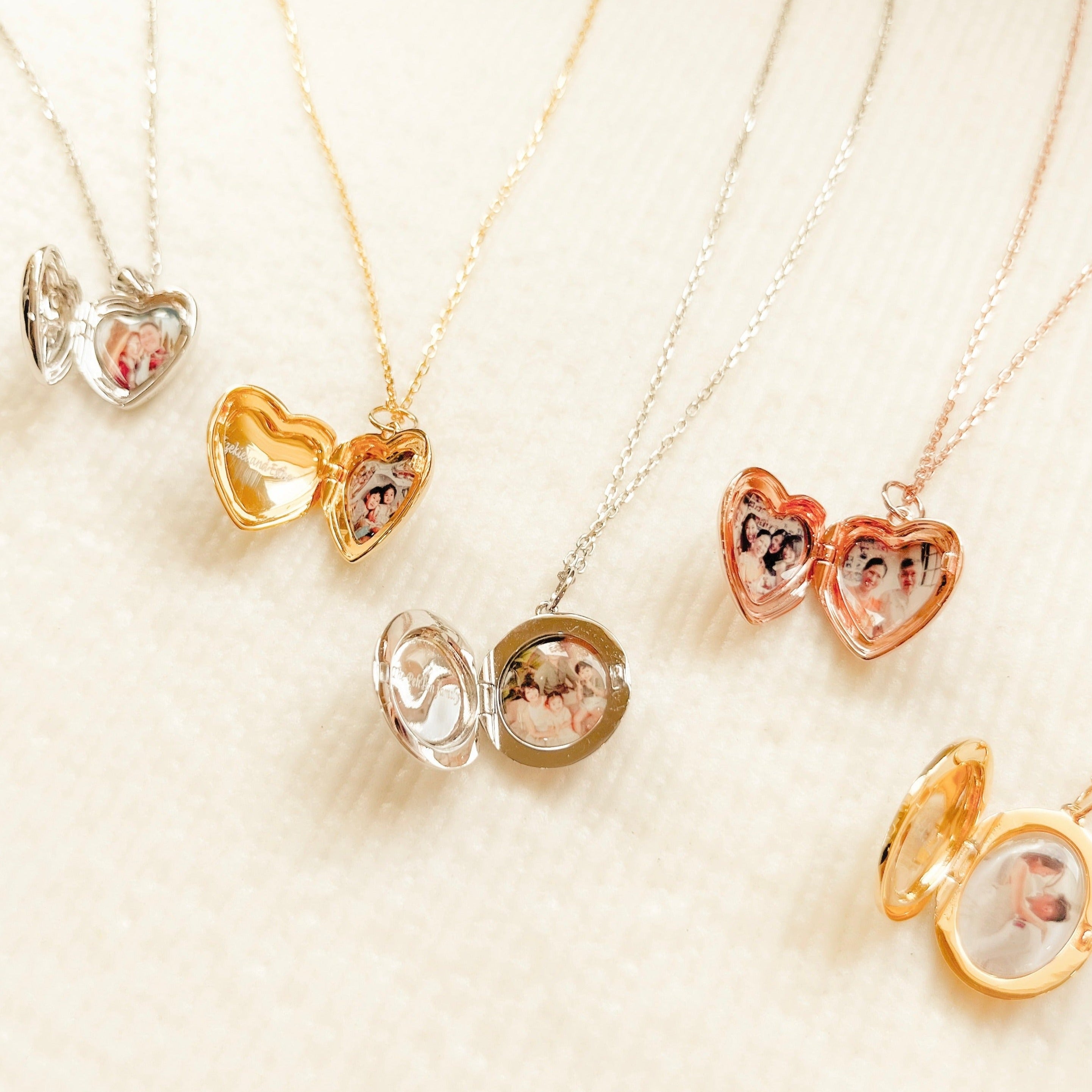 Round Locket [1 photo + engraving]