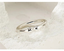 Load image into Gallery viewer, Me+You Initial Ring
