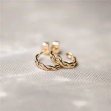 Load image into Gallery viewer, Forever Hoop Earrings [Gold-filled]
