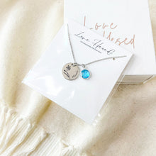Load image into Gallery viewer, Single Birth flower necklace [Engrave]
