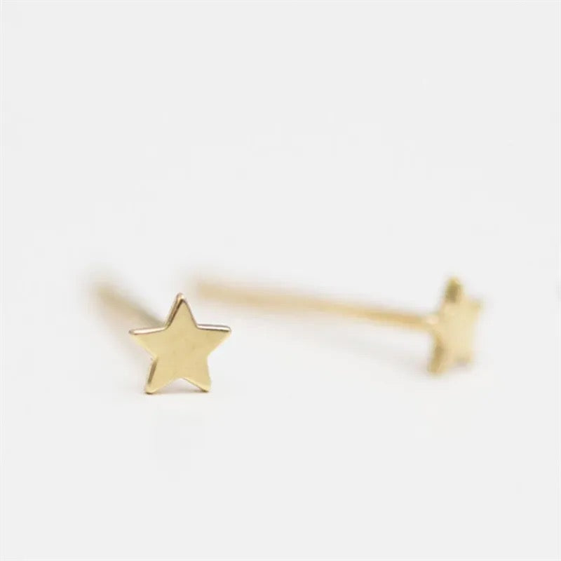 Gold filled Mini Star studs